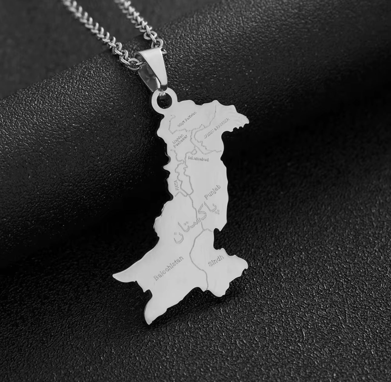 Pakistan Map necklace