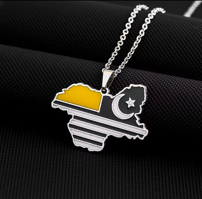 Kashmir Flag Necklace