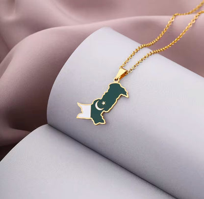 Pakistan Flag Necklace