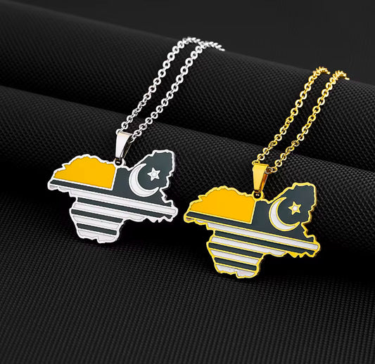 Kashmir Flag Necklace