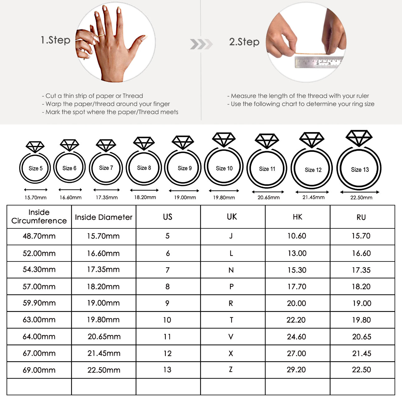 Customised Arabic Initial Ring with Diamonds